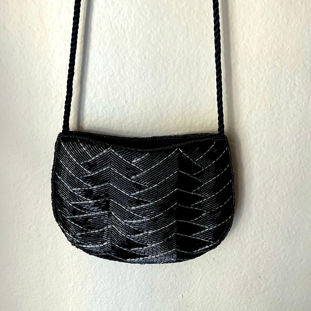 Mini Beaded Crossbody Evening Purse
